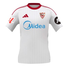 Herren Fußballbekleidung Sevilla Heimtrikot 2025-26 Kurzarm